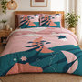 Voir la diapositive 1 : Les Ateliers du Linge Parure de housse de couette 100% coton 57fils heol