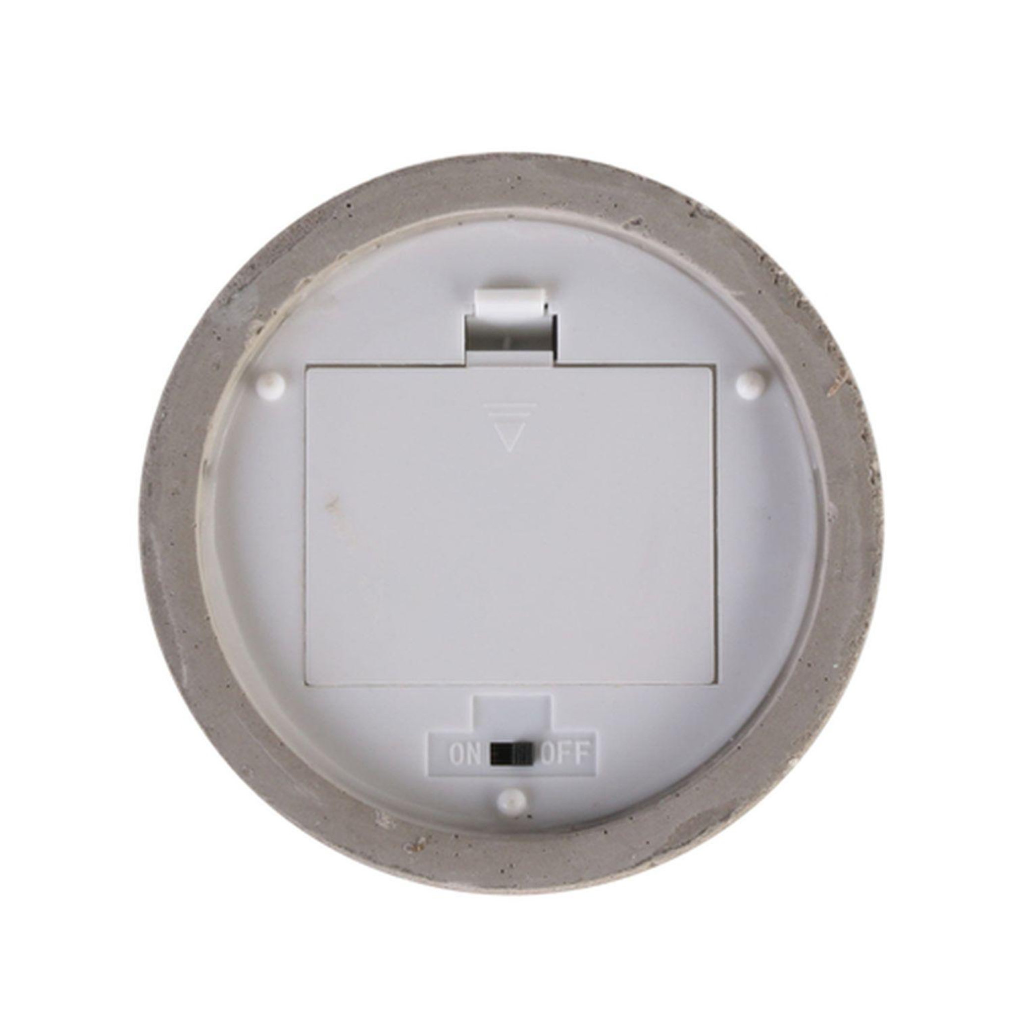 Voir la diapositive 2 : The Home Deco Factory Bougie led design ciment factory - gris