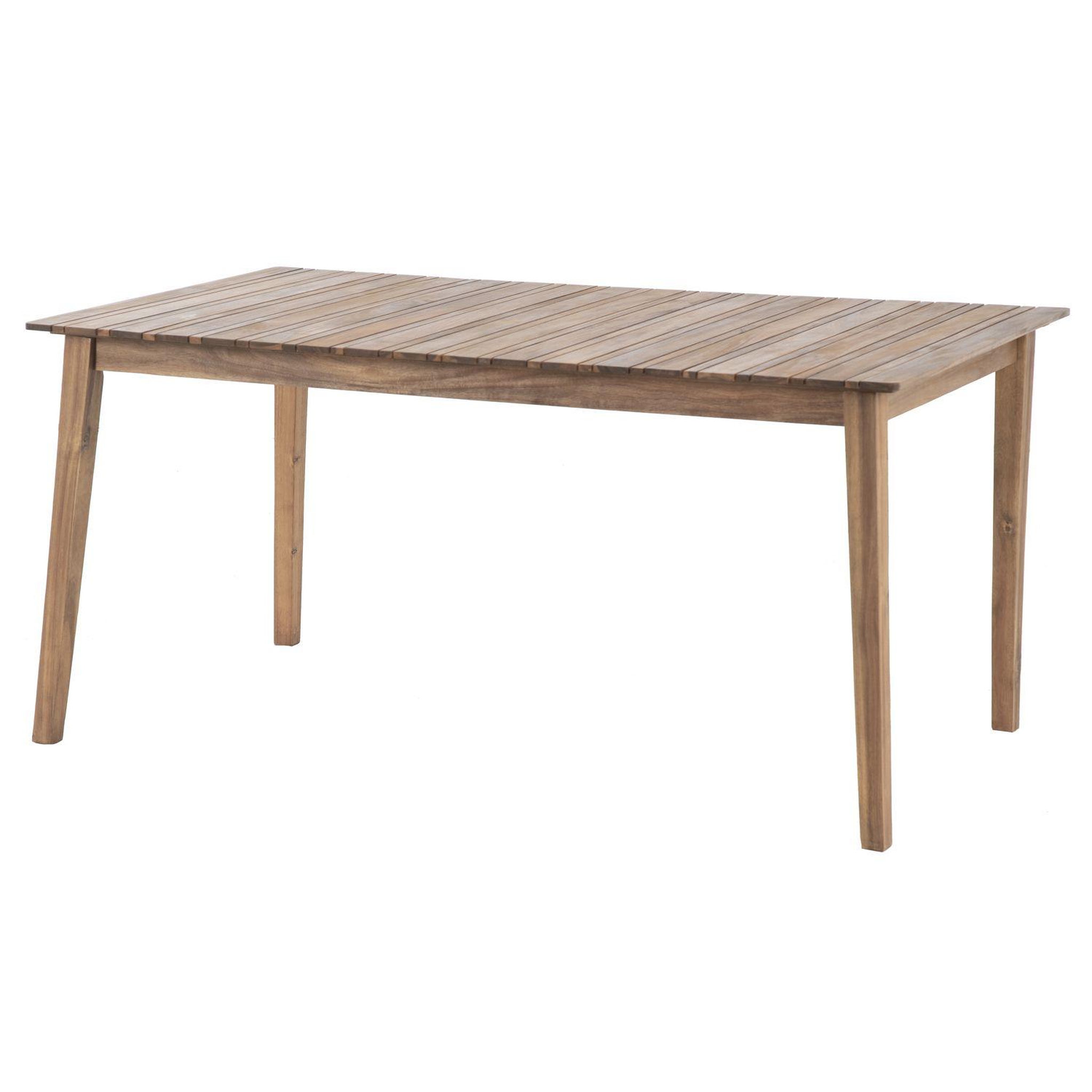 HESPERIDE Table de jardin en bois 6 personnes - l. 160 x h. 75 cm - beige