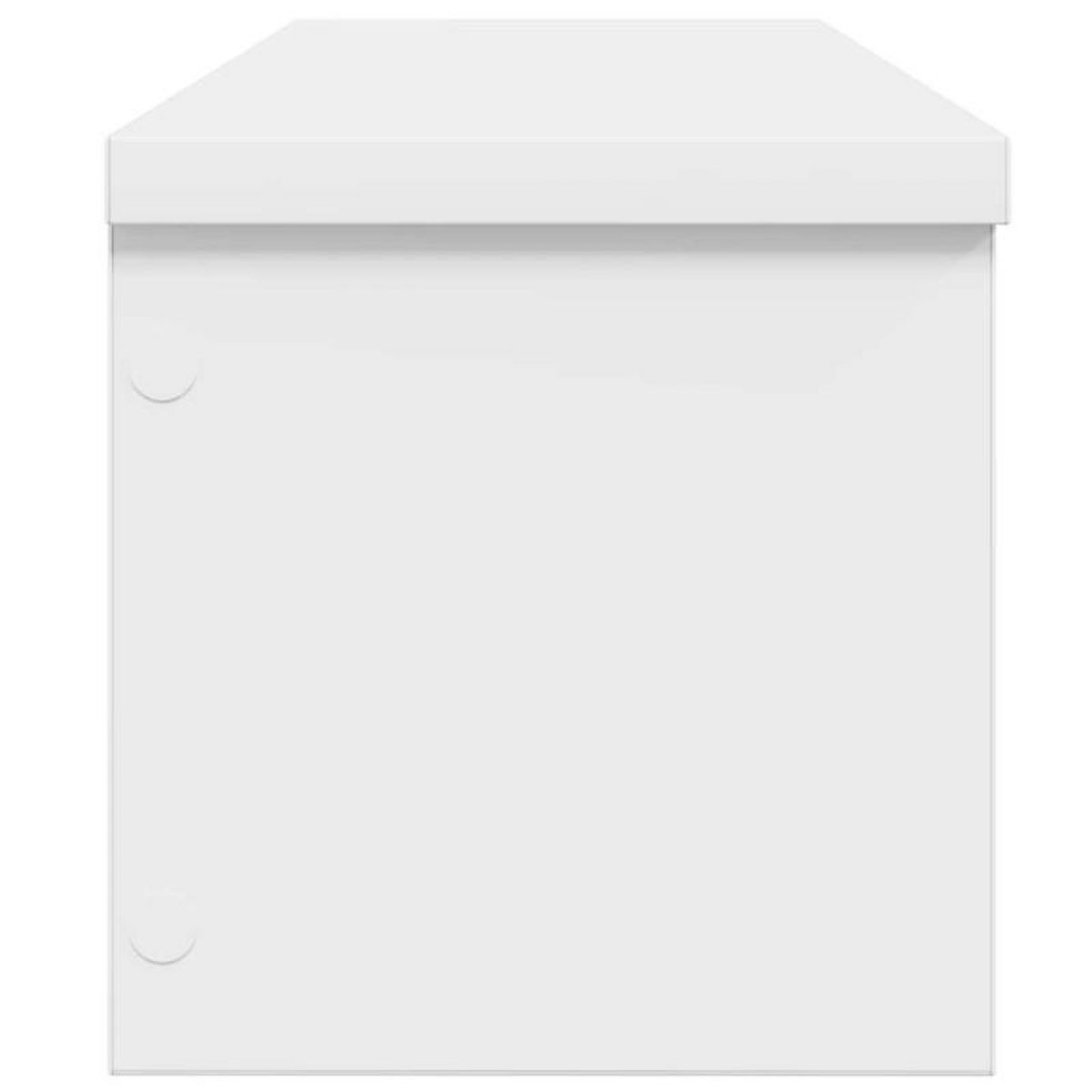 VIDAXL Étagère de cuisine empilable blanc 50x15x16cm bois d ingénierie