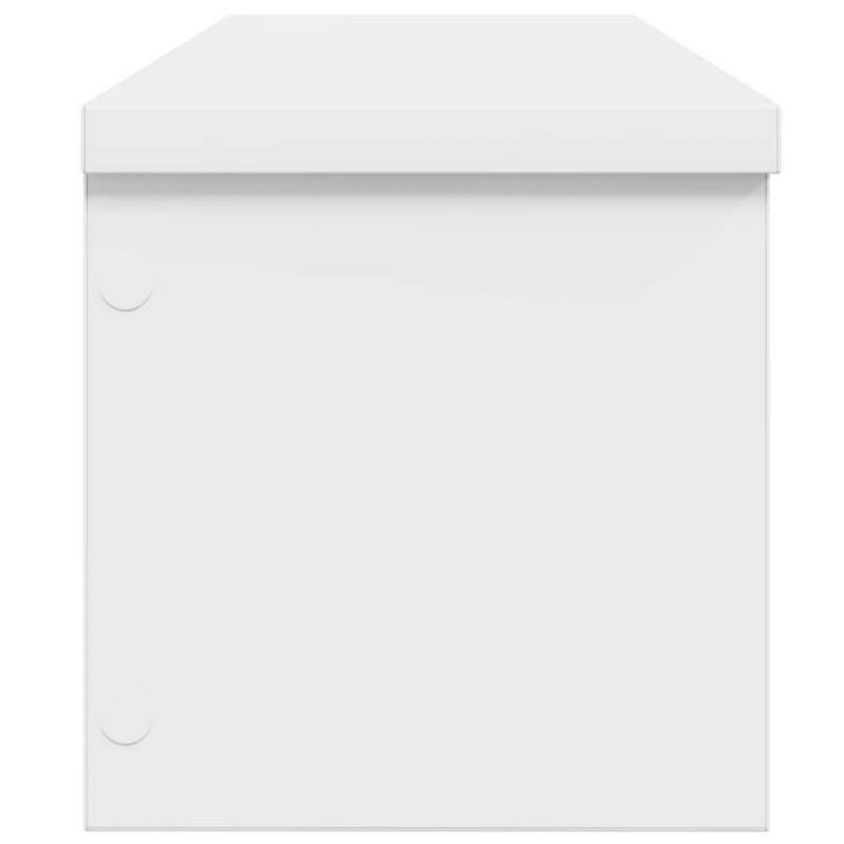 VIDAXL Étagère de cuisine empilable blanc 50x15x16cm bois d ingénierie