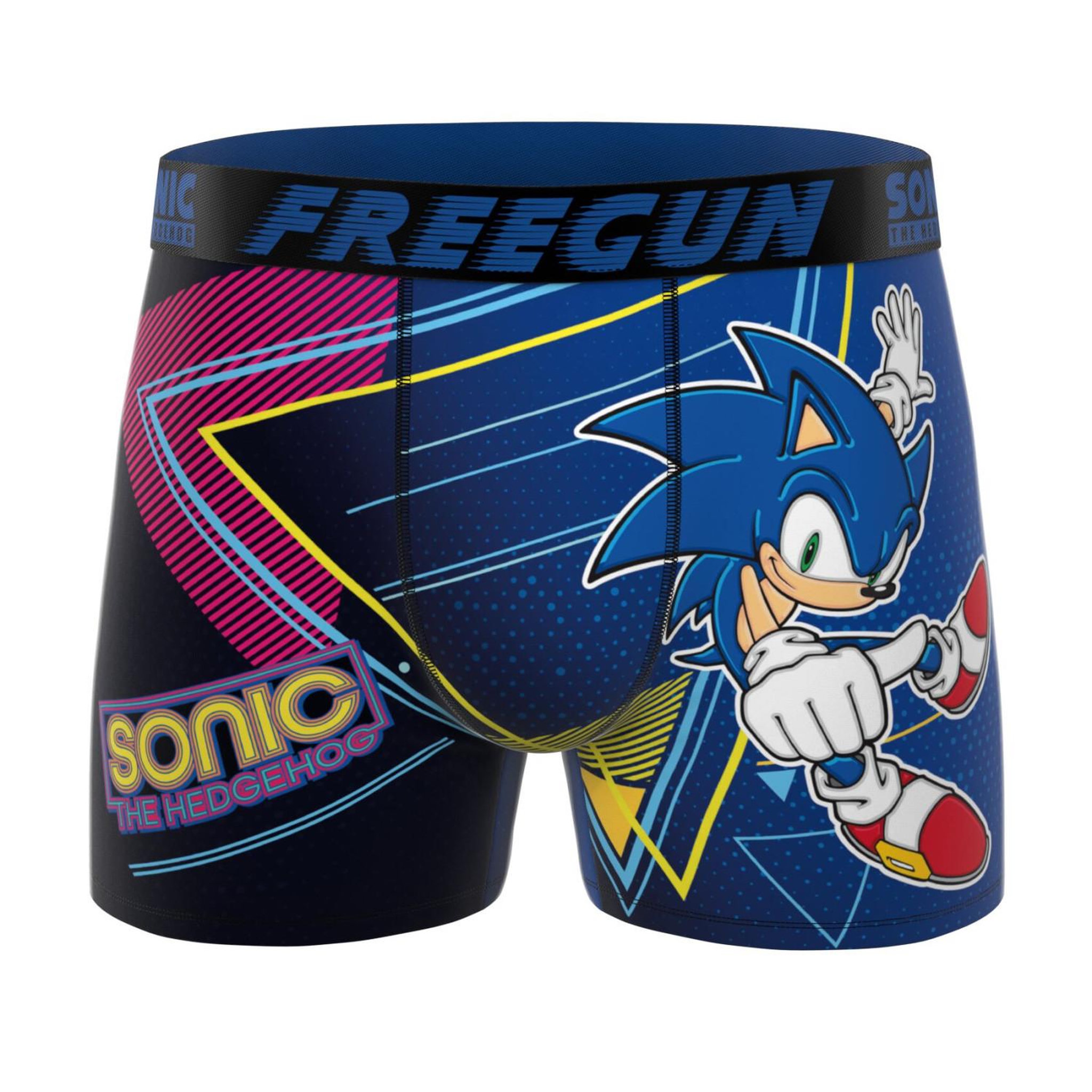 Voir la diapositive 3 : FREEGUN Lot de 3 boxers junior sonic