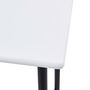 Voir la diapositive 4 : VIDAXL Ensemble de bar 5 pcs Tissu Noir