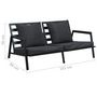 Voir la diapositive 6 : VIDAXL Salon de jardin 5 pcs avec coussins Aluminium Gris fonce