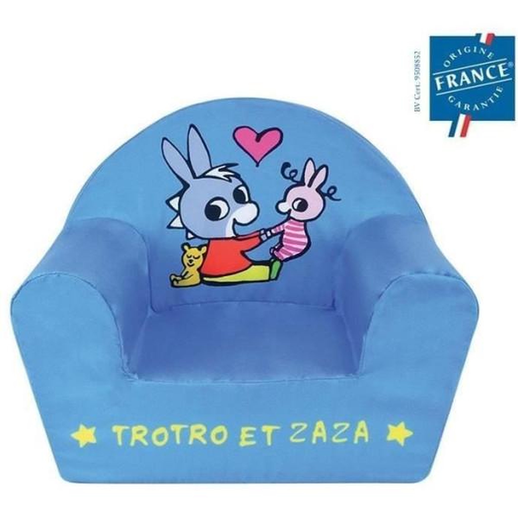 Voir la diapositive 2 : Fun House Fauteuil - Chaise - Bebe - Enfant  club enfant - TROTRO - FUN HOUSE - Intérieur - Enfant - Bleu