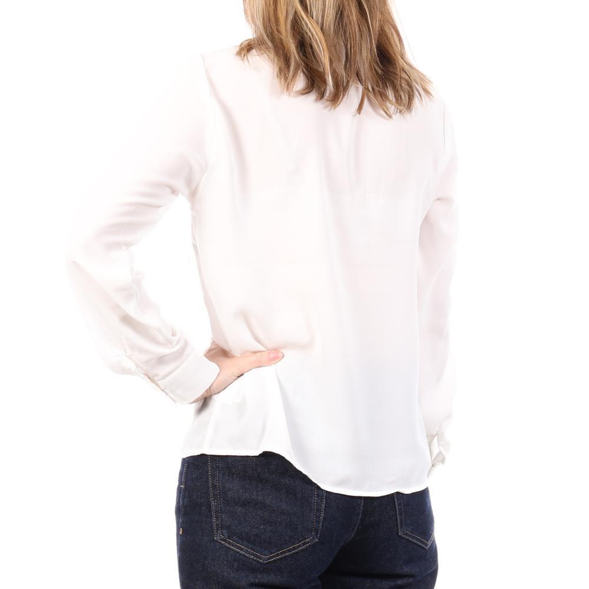Voir la diapositive 2 : Only Chemise Écru Femme Only Alora