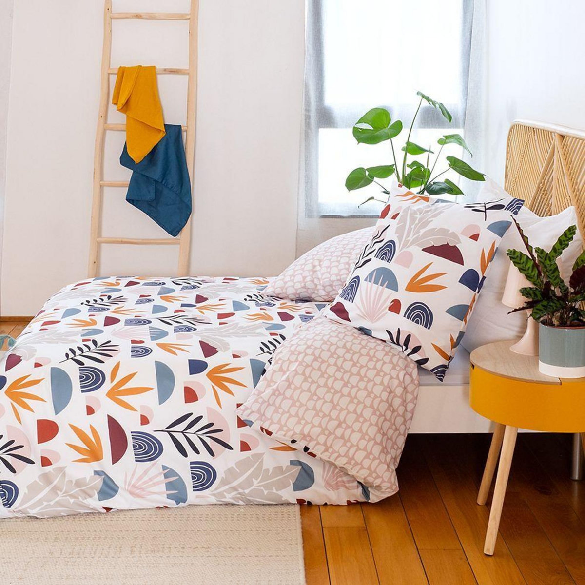 Home collection Parure housse de couette 100%polyester 72gsm domy