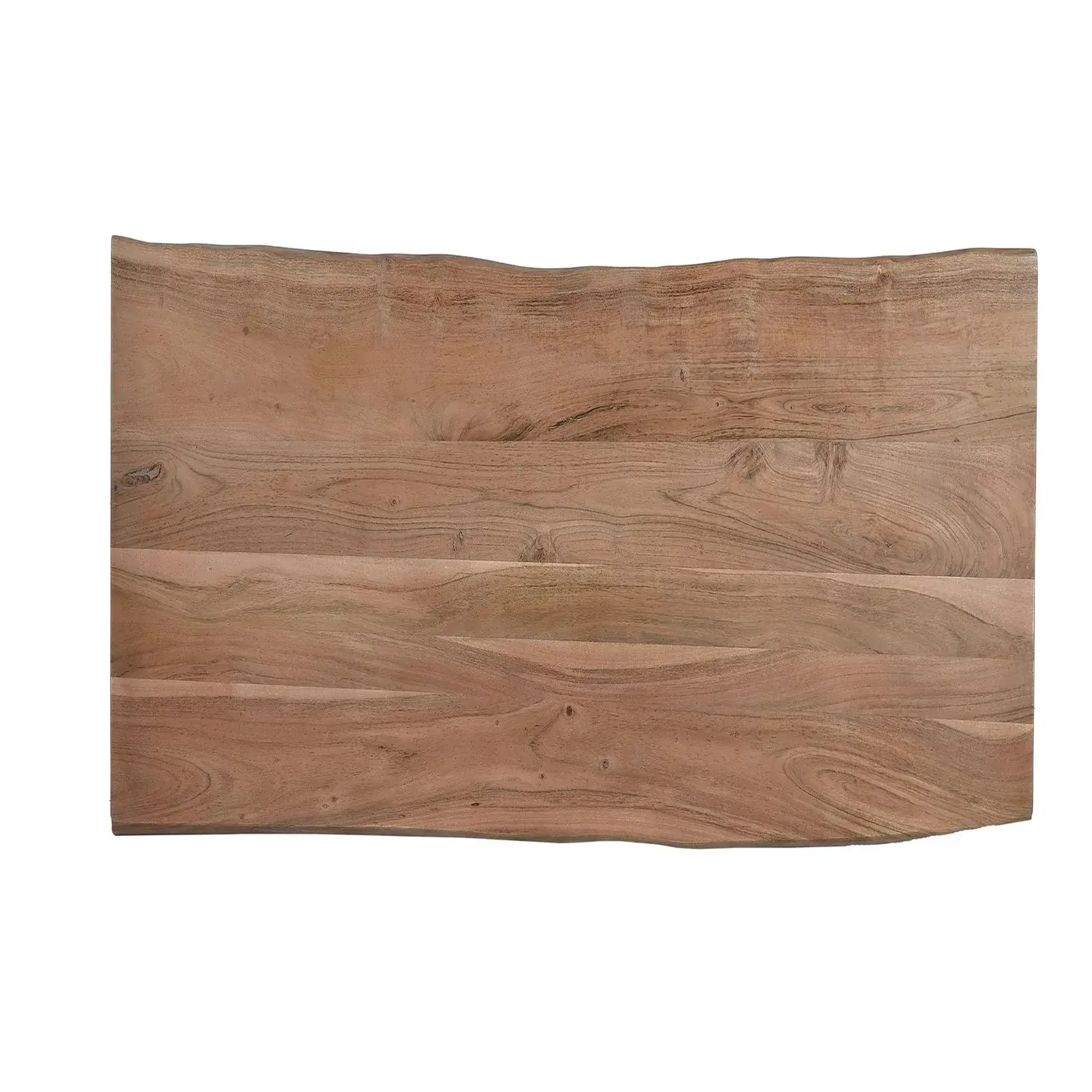 Voir la diapositive 3 : GINER Y COLOMER SL Bureau en bois d'acacia 147 cm style rustique moderne
