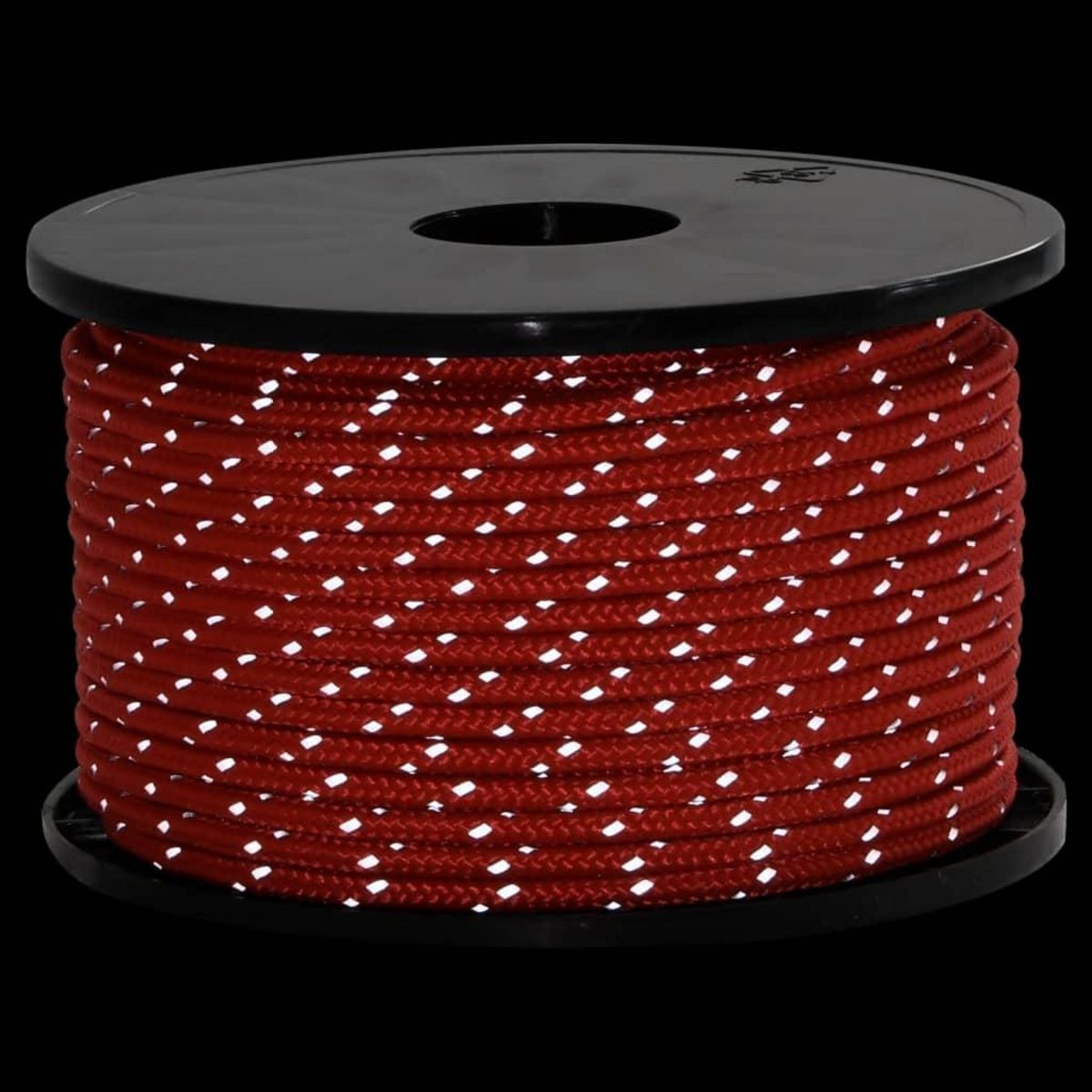 VIDAXL Corde de haubanage de tente avec bandes reflechissantes et cles