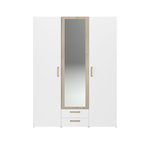 Armoire 3 portes 1 miroir 2 tiroirs SANDRINE