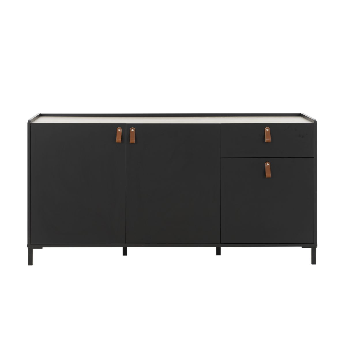 Enfilade 3 portes L160xP44xH79cm COPENHAGUE