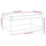 Voir la diapositive 6 : VIDAXL Table basse avec LED infini chene sonoma 90x50x41 cm