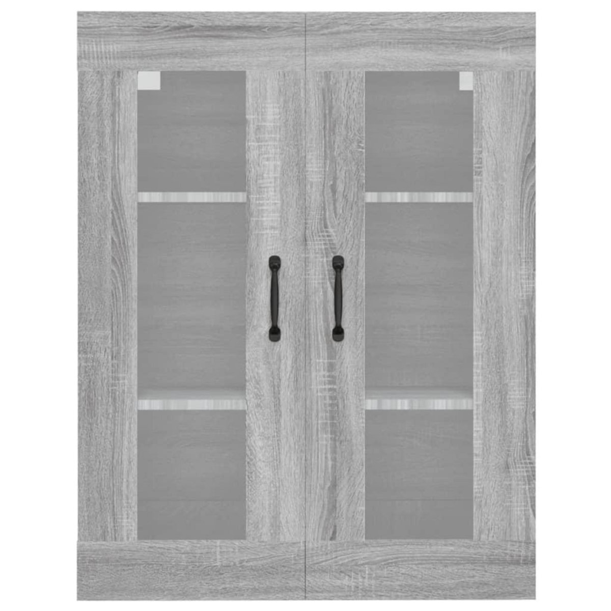 VIDAXL Armoire murale suspendue Sonoma gris 69,5x34x90 cm