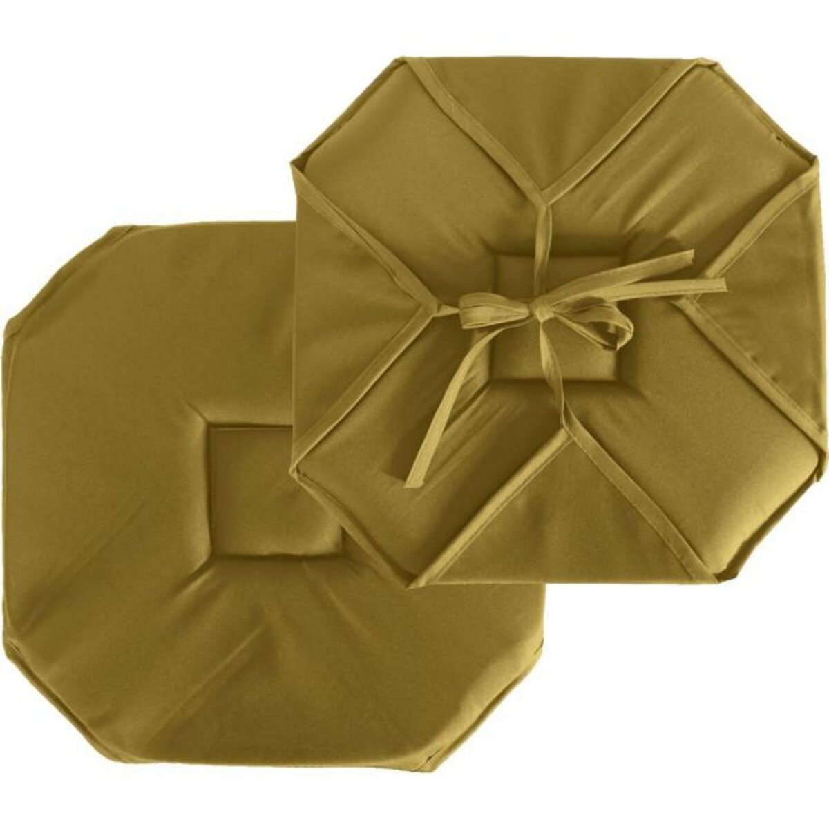Paris Prix Galette de Chaise Uni  Basic  40x40cm Bronze