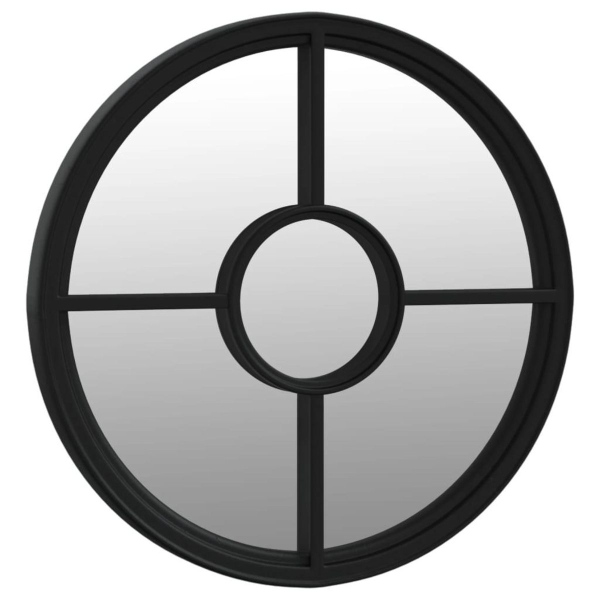 VIDAXL Miroir Noir 40x4 cm Fer pour utilisation a l'interieur