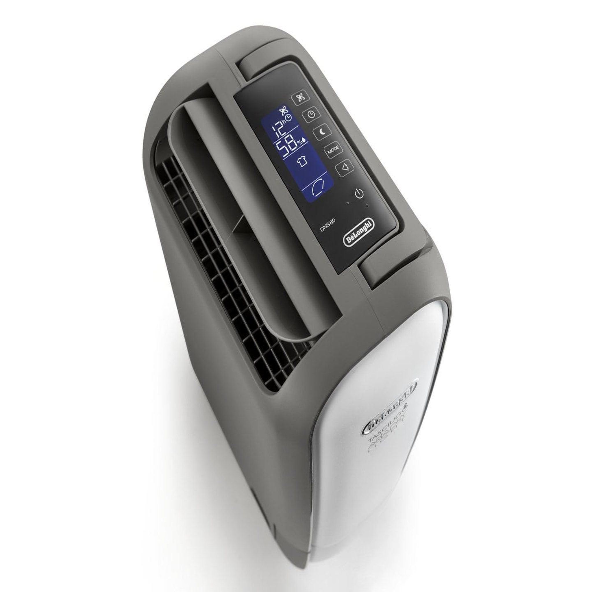 Voir la diapositive 3 : DELONGHI Déshumidificateur 7.5l/j 45m² - DNS80