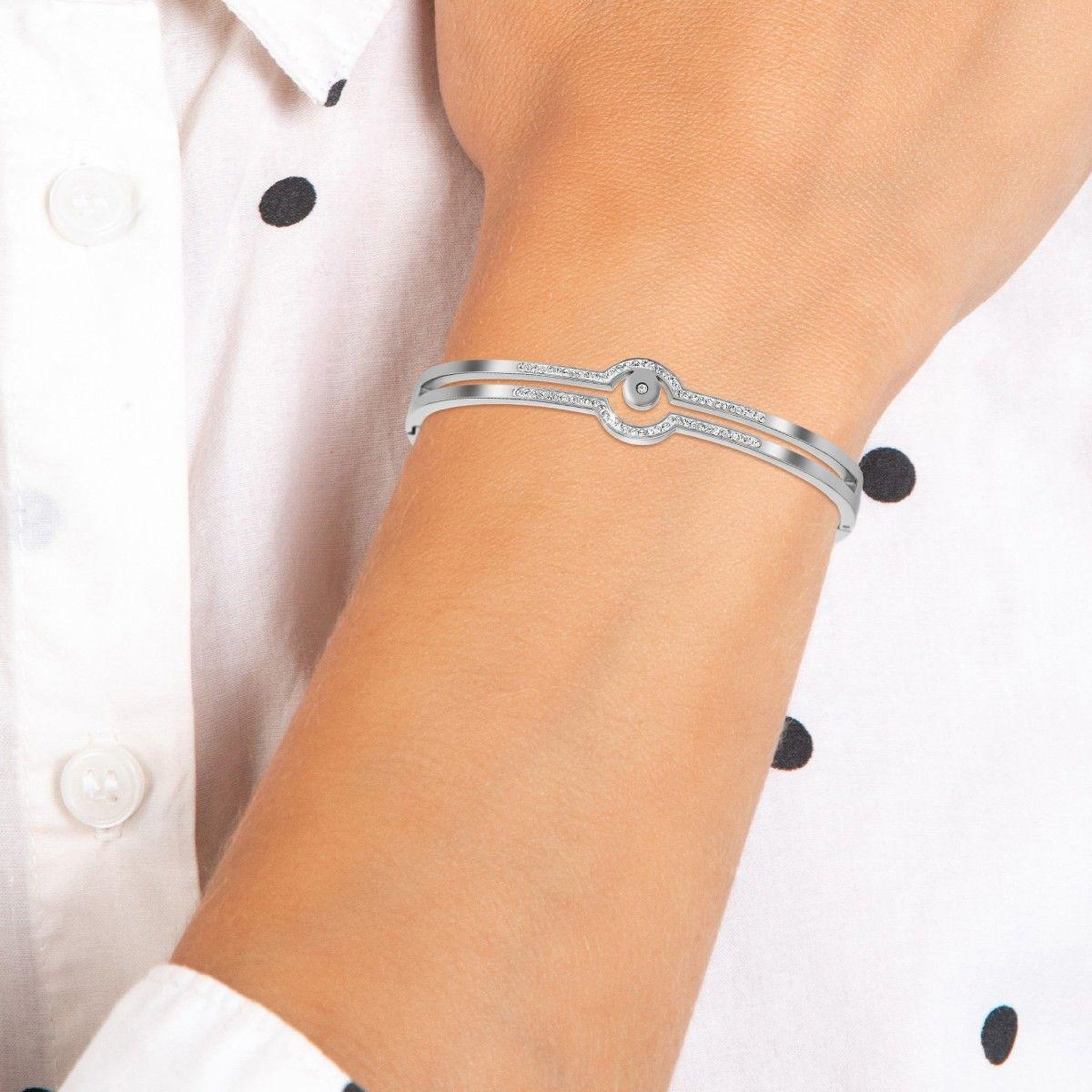 Voir la diapositive 2 : SC CRYSTAL Bracelet par SC Crystal orné d'un véritable diamant