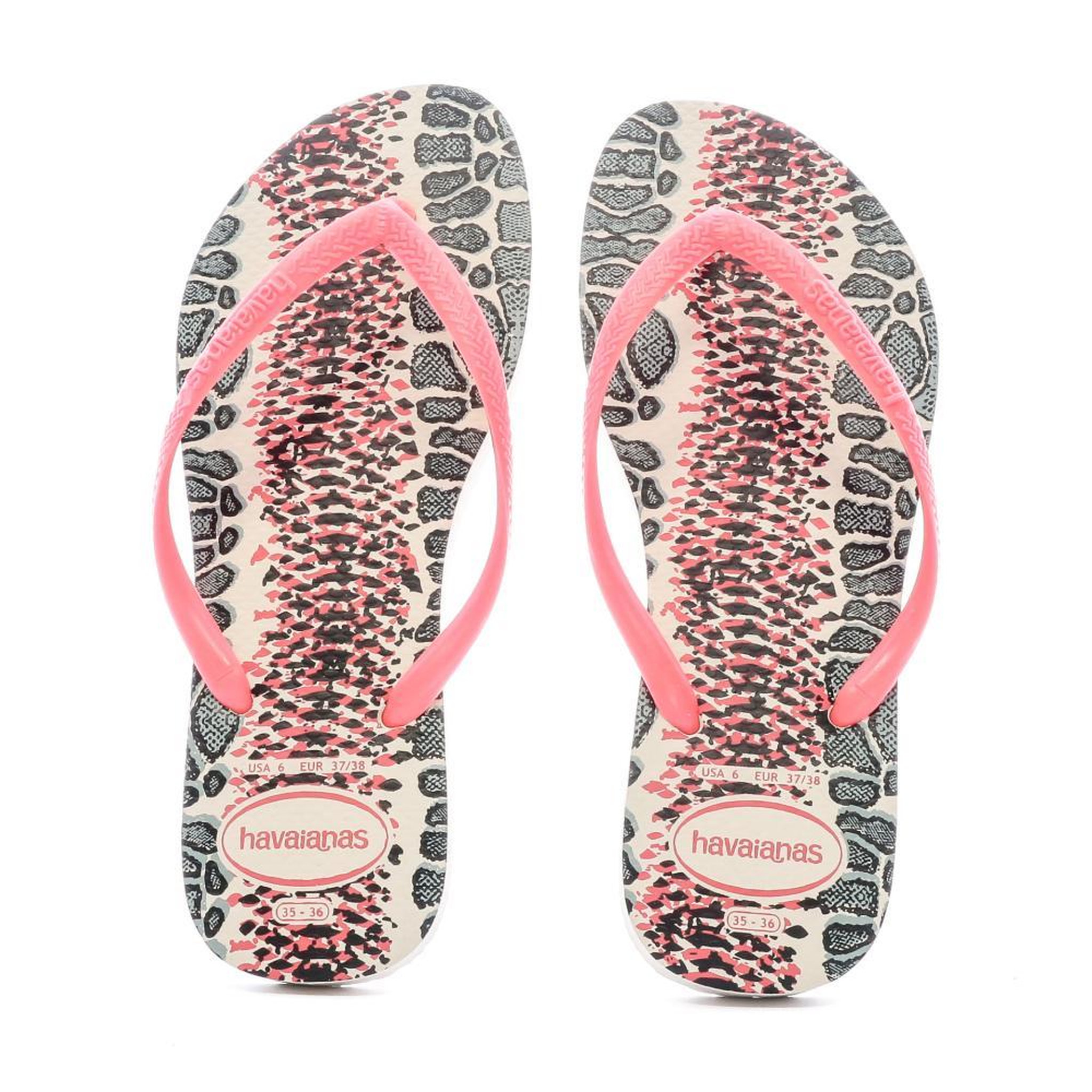 Voir la diapositive 4 : HAVAIANAS Tongs  serpent Femme Havaianas Slim Animals