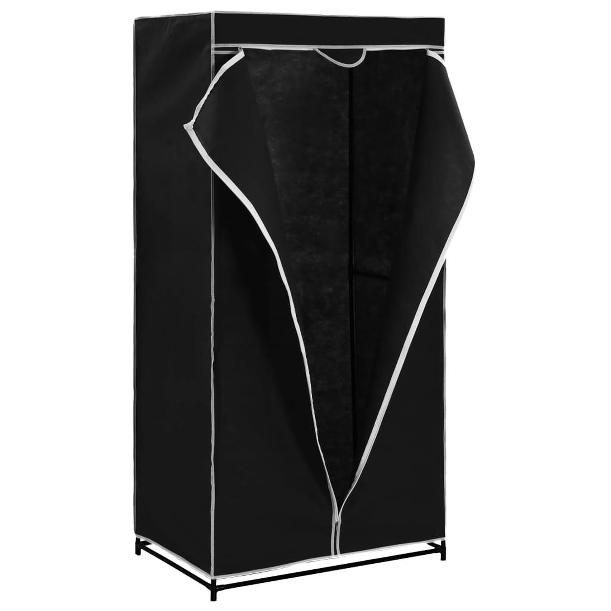 Voir la diapositive 3 : VIDAXL Garde-robe Noir 75x50x160 cm