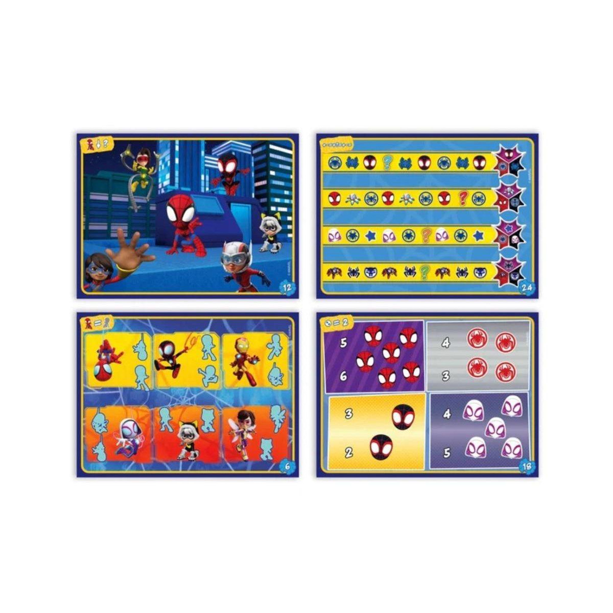 Voir la diapositive 5 : CLEMENTONI Quiz interactif  16805 spidey - plus de 200 questions