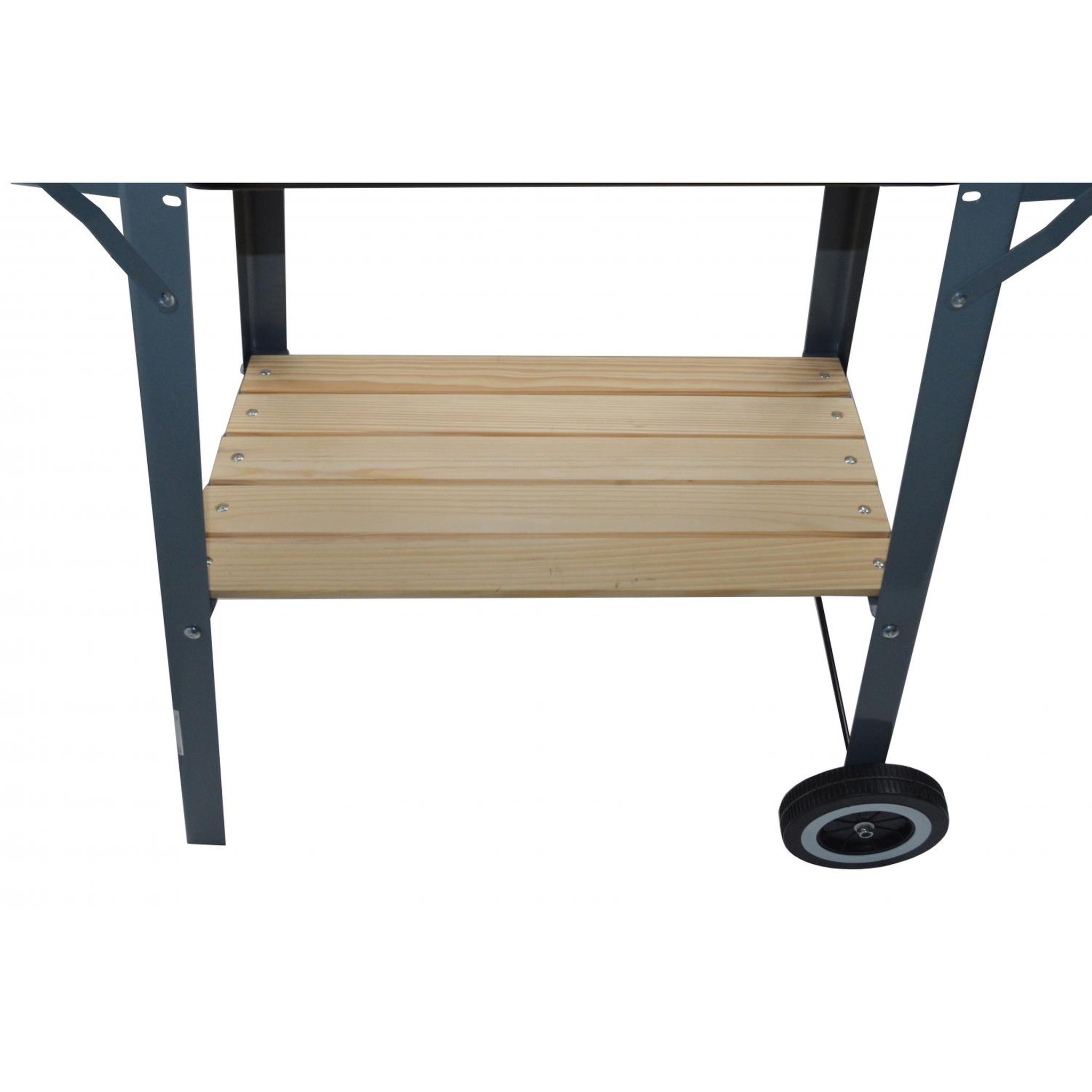 Voir la diapositive 5 : CONCEPT USINE Barbecue mobile au charbon de bois 48 x 28 cm buffalo