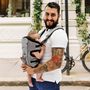 Voir la diapositive 2 : Asalvo Porte-bébé gris mélangé confortable et sécurisé