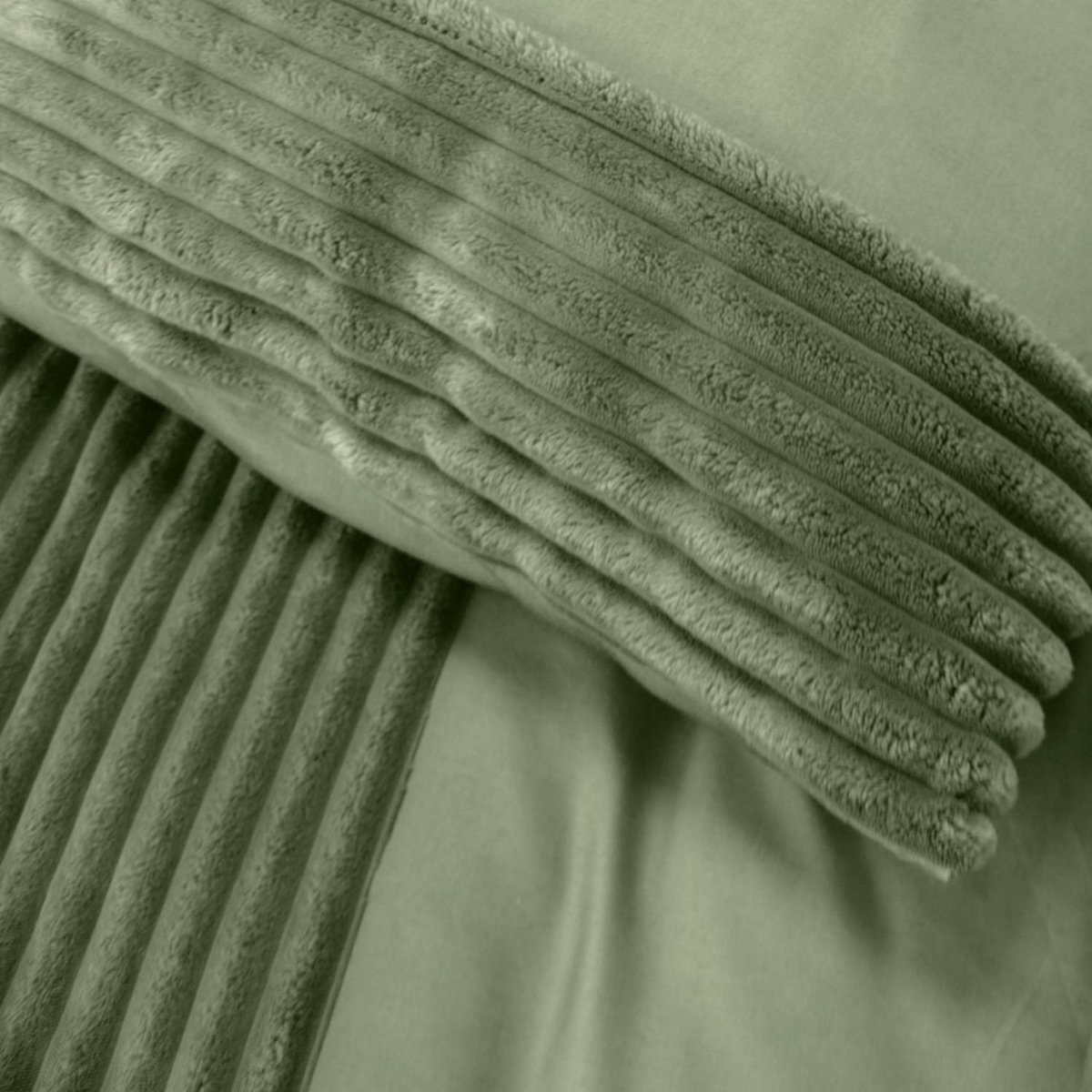 Home collection Parure housse de couette microfibre et velour