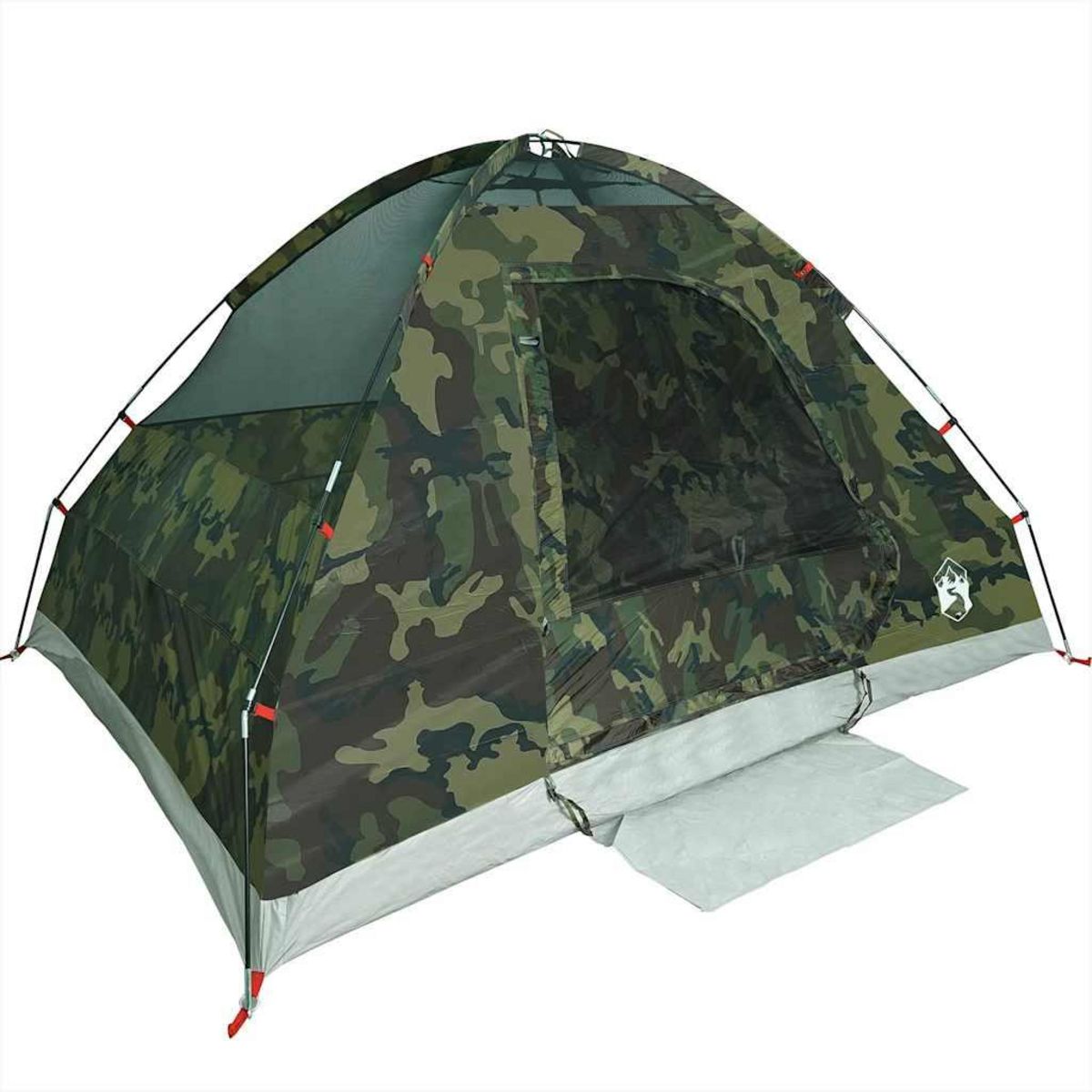 VIDAXL Tente de camping a dome 2 personnes camouflage impermeable
