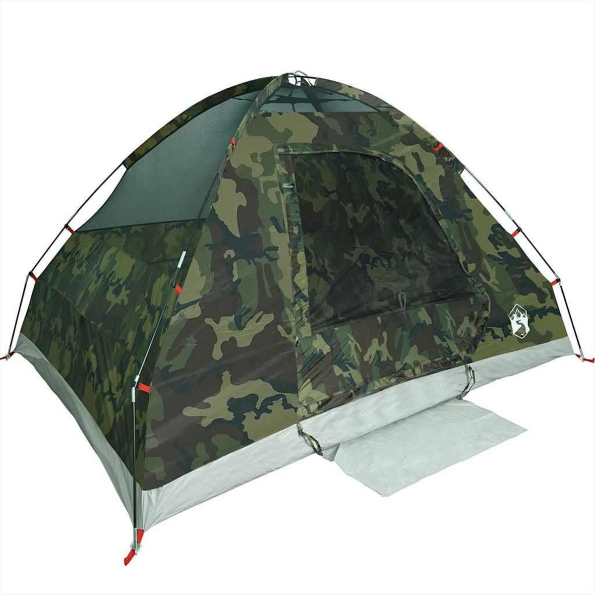VIDAXL Tente de camping a dome 2 personnes camouflage impermeable