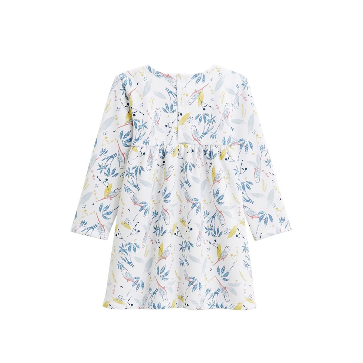 Petit Béguin Robe bébé en molleton Bianca