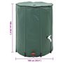 Voir la diapositive 6 : VIDAXL Reservoir d'eau de pluie pliable 750 L