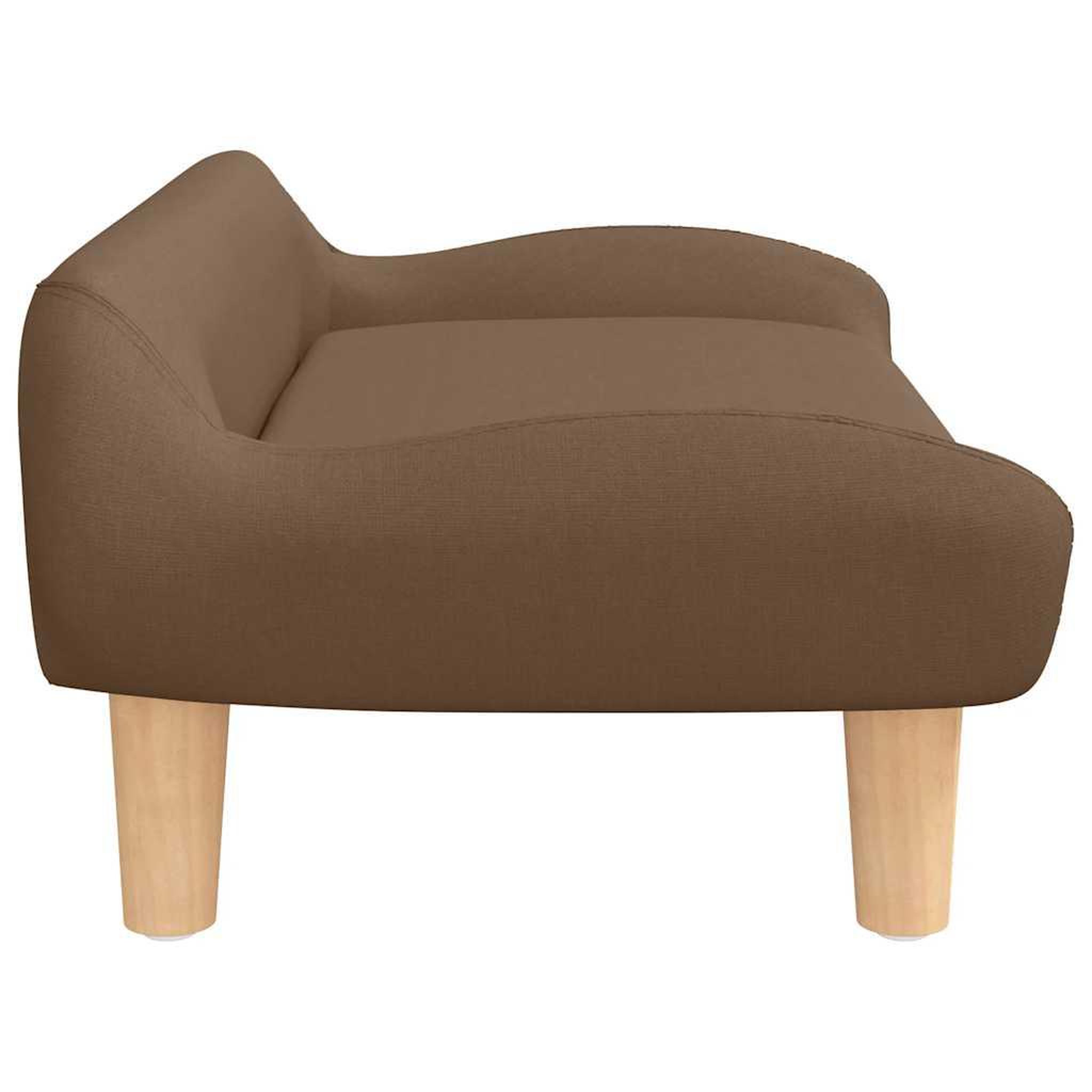 Voir la diapositive 4 : VIDAXL Lit pour chien marron 70x40x24 cm tissu