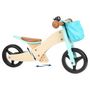 Voir la diapositive 4 : SMALL FOOT Small Foot - Wooden Tricycle and Balance Bike 2in1 Turquoise 11610