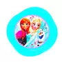 Disney La Reine des Neiges Assiette plate La Reine des Neiges enfant plastique bleu