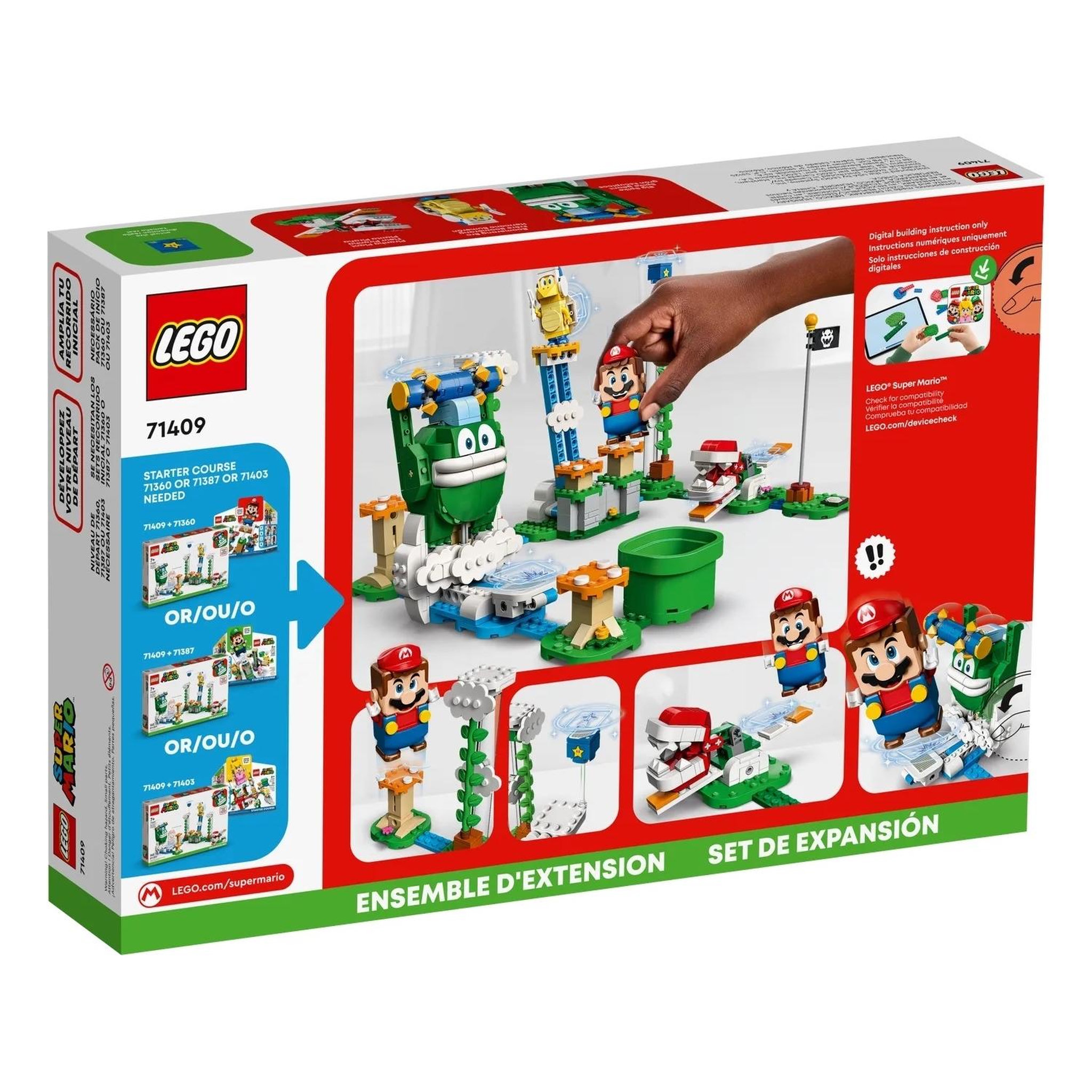 Voir la diapositive 4 : LEGO Super Mario Ensemble d'extension Le défi du Maxi-Spike sur un nuage