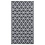 Voir la diapositive 2 : VIDAXL Tapis d'exterieur ARAKIL noir 120x180 cm PP