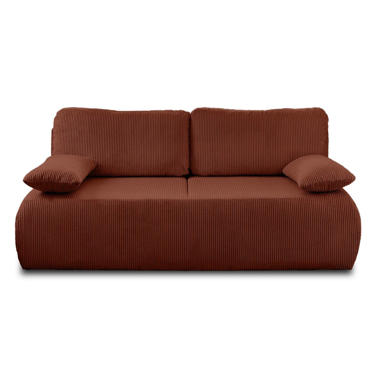 BEST MOBILIER Loutro - canapé 3 places - convertible avec coffre - en velours côtelé