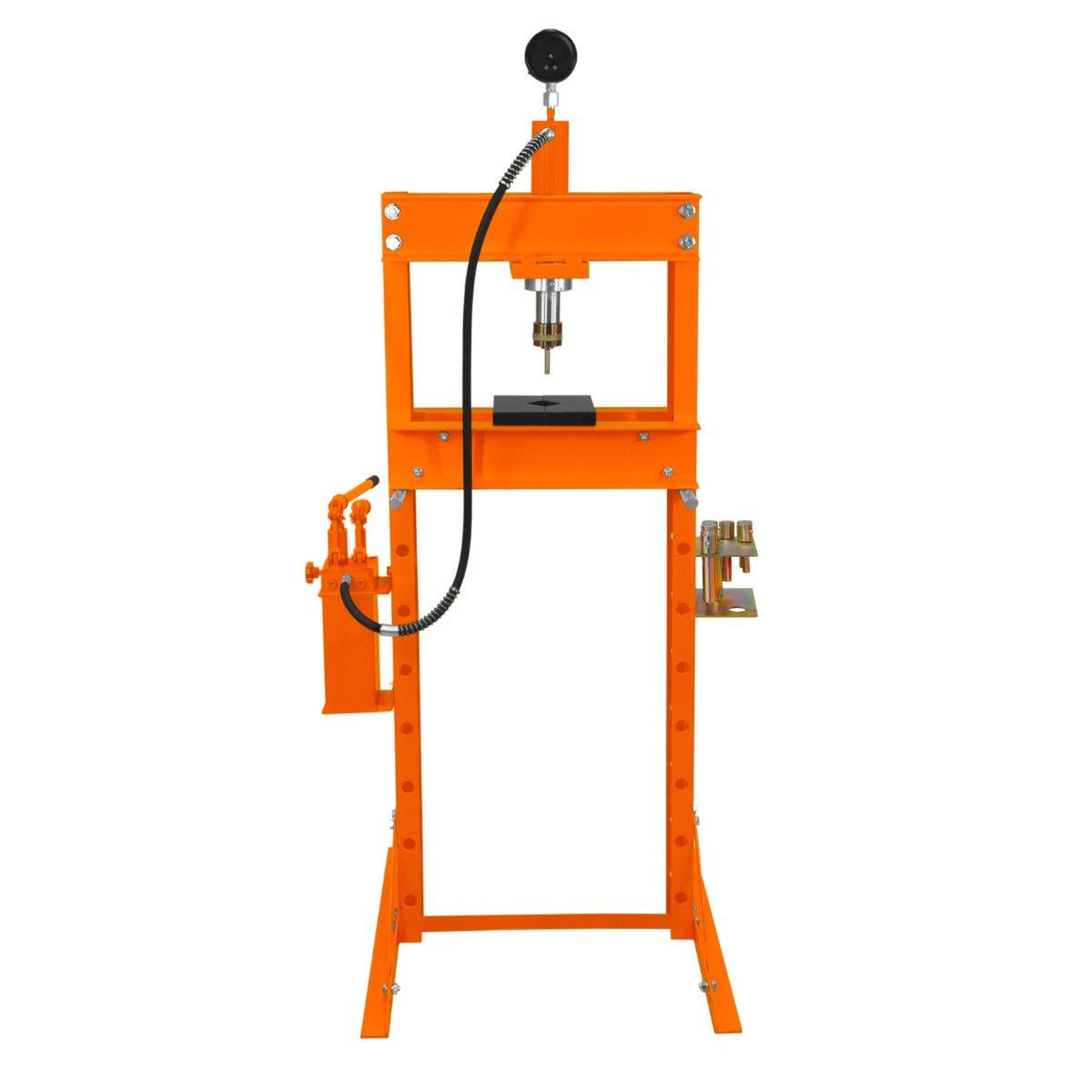 Voir la diapositive 3 : T-MECH Presse hydraulique d'atelier sur pieds - 20 tonnes