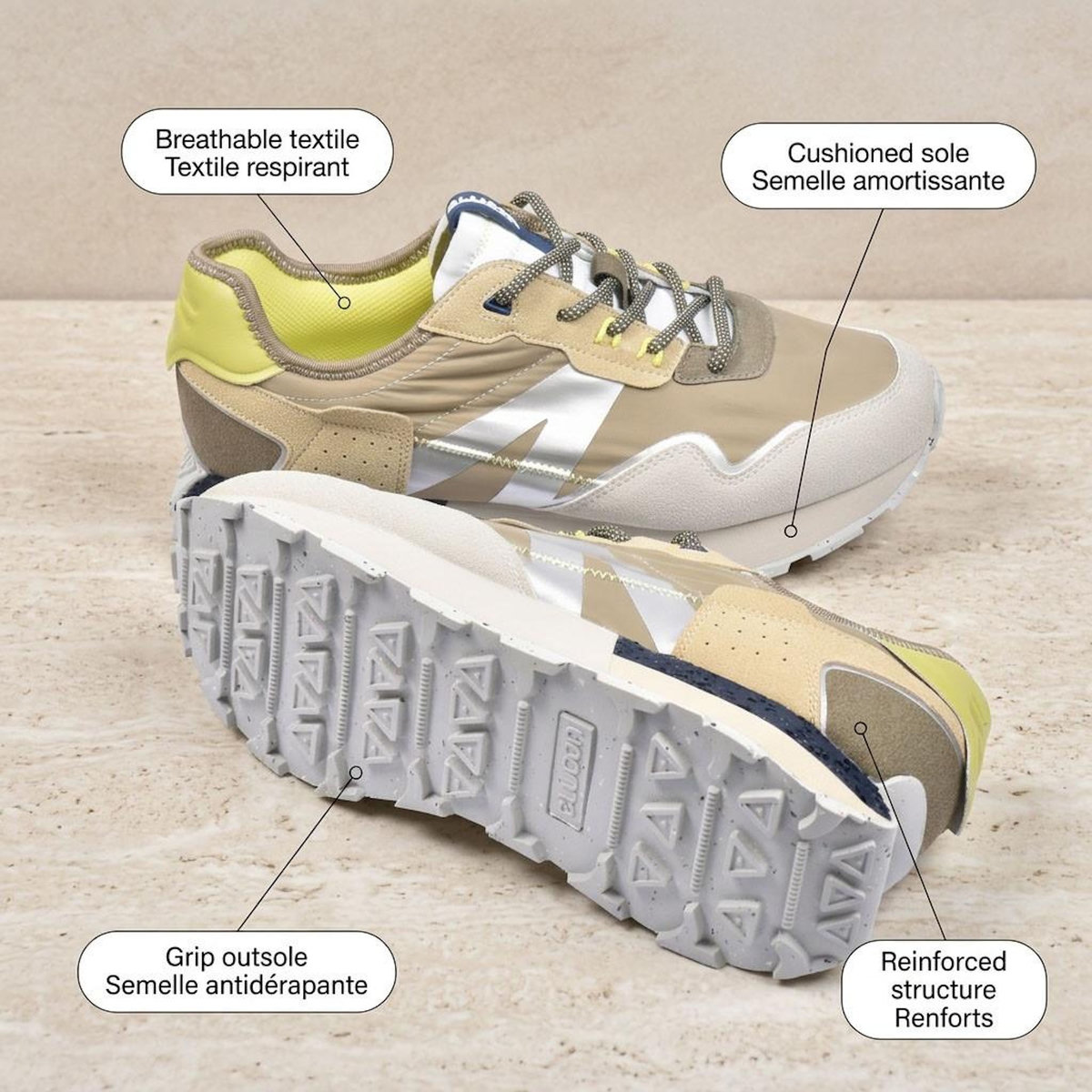 OZABI OZABI Basket homme mode running retro confortable