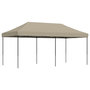 Voir la diapositive 2 : VIDAXL Tente de reception pliable escamotable taupe 580x292x315 cm