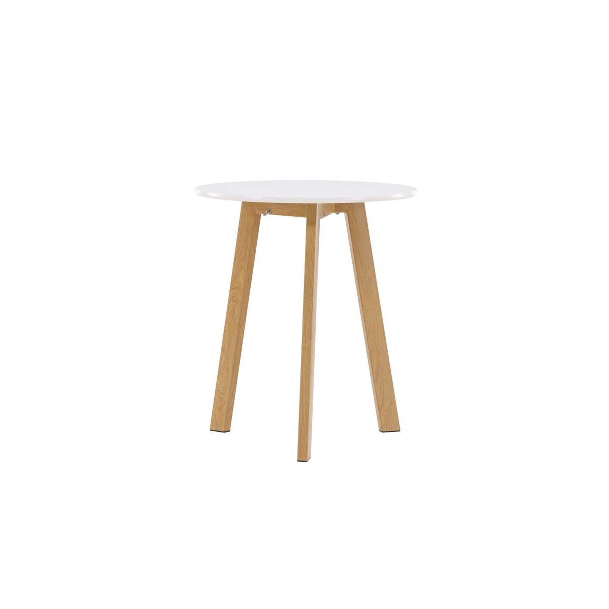 Voir la diapositive 5 : Paris Prix Table à manger design  leonora  65cm blanc