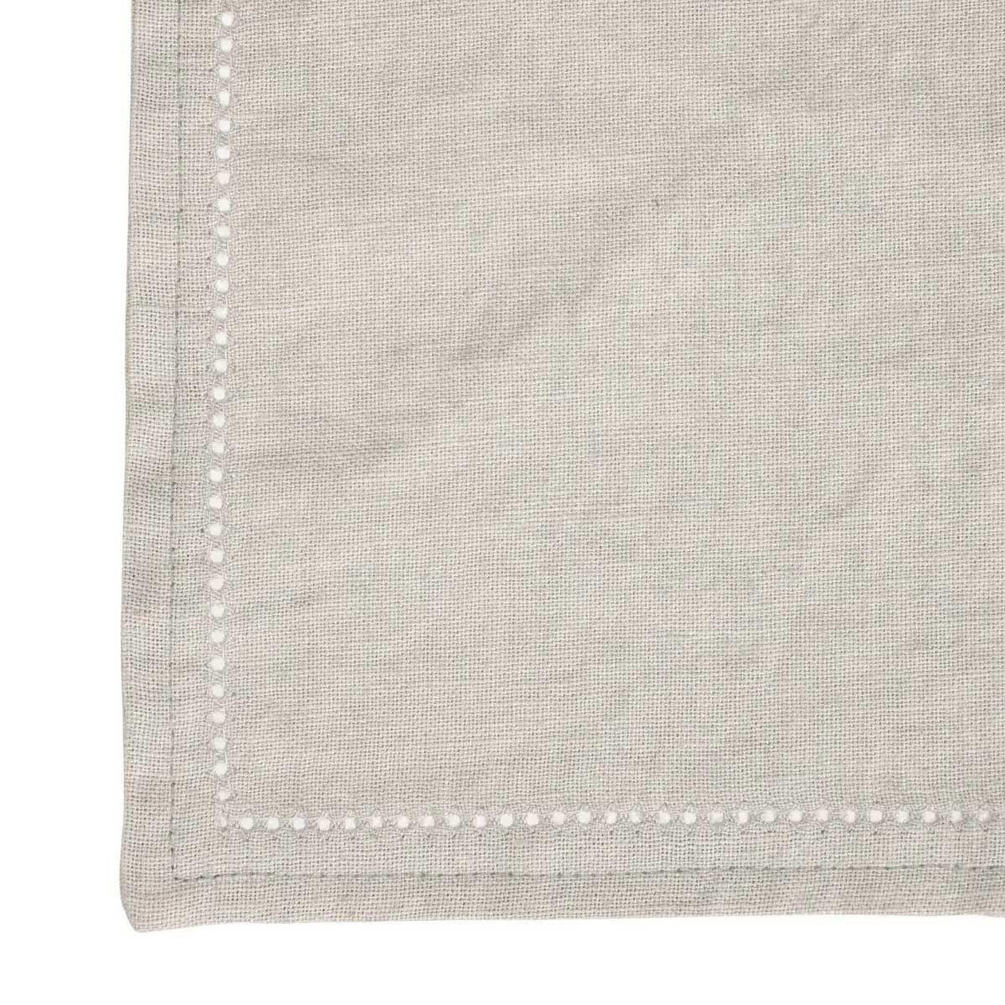 Voir la diapositive 2 : SECRET DE GOURMET Set de table en lin  elina  30x45cm gris