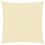 Voir la diapositive 2 : VIDAXL Voile d'ombrage 160 g/m^2 Creme 2,5x2,5 m PEHD