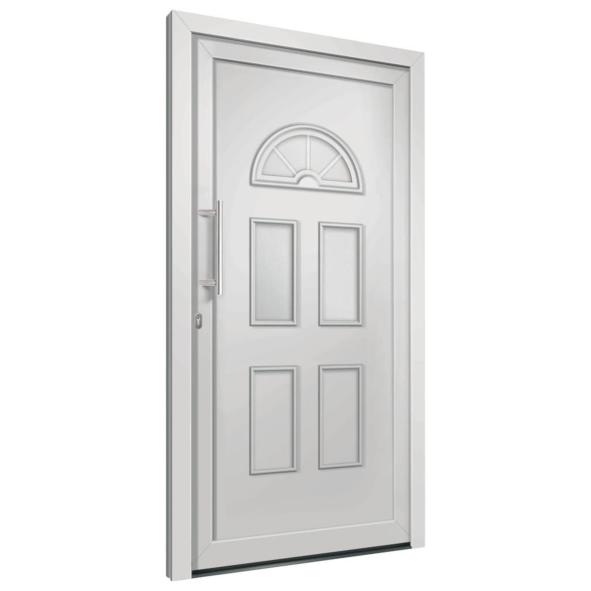 Voir la diapositive 4 : VIDAXL Porte d'entree Blanc 98x208 cm