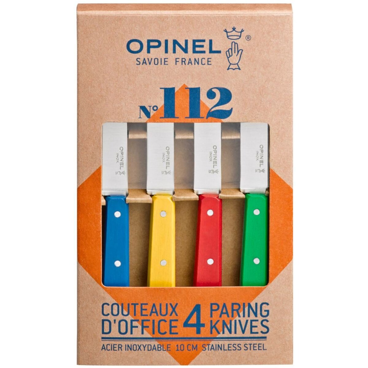 Opinel Set de couteaux 4 couteaux d'office No112