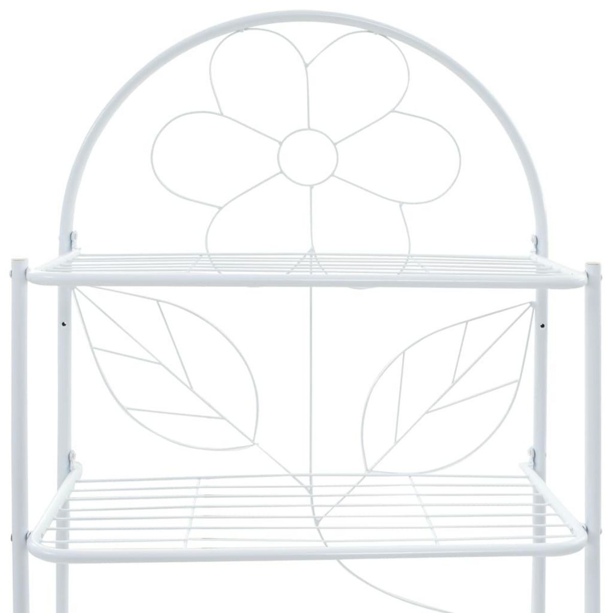 VIDAXL Etagere de toilette Blanc 60x33x174 cm