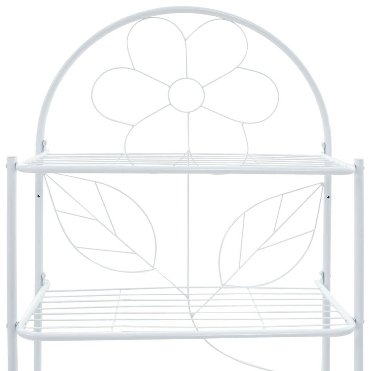 VIDAXL Etagere de toilette Blanc 60x33x174 cm