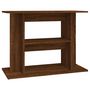 Voir la diapositive 2 : VIDAXL Support pour aquarium chêne marron 80x35x60cm bois d ingénierie