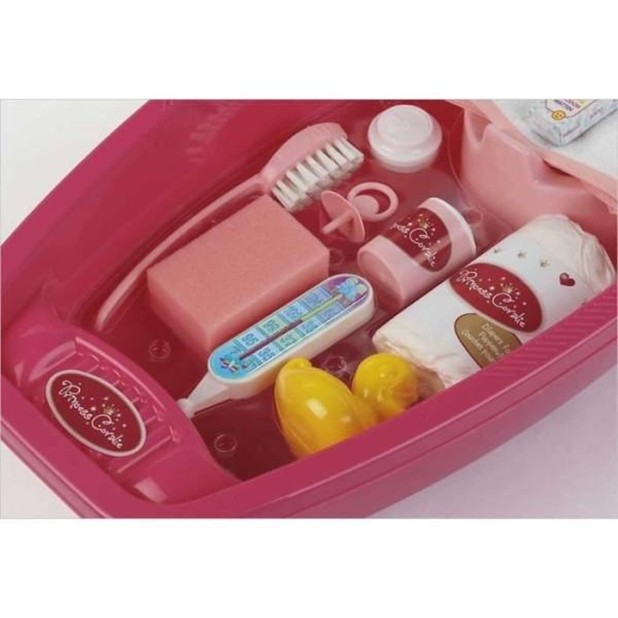 Voir la diapositive 2 : Klein Baignoire Princess Coralie - KLEIN - Grand modele avec accessoires - Rose - Pour enfant des 3 ans