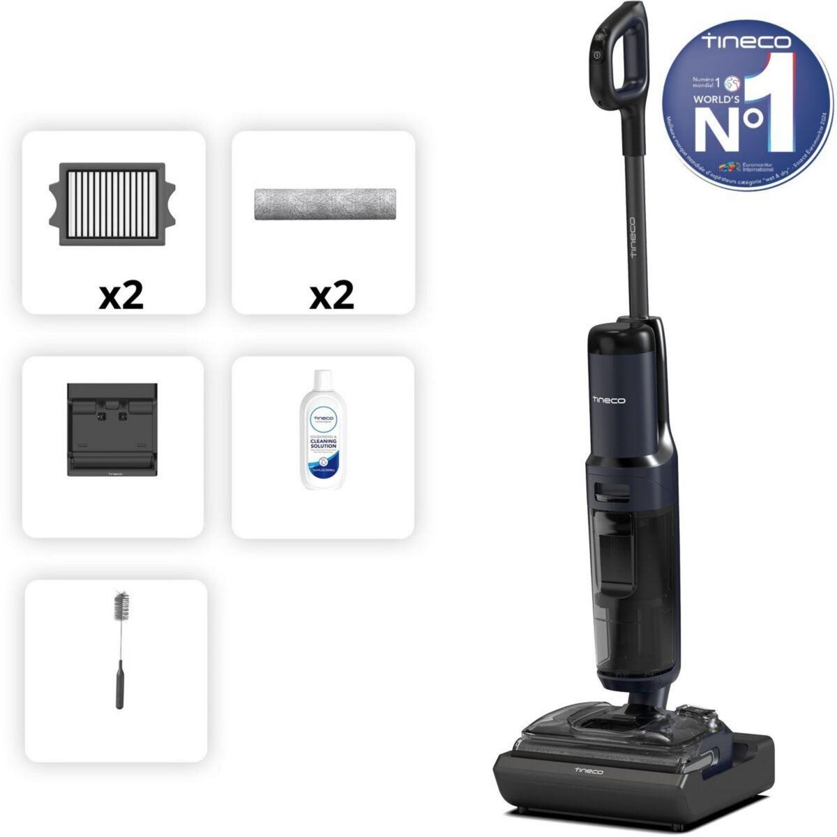 TINECO Aspirateur laveur Floor One S7 Stretch